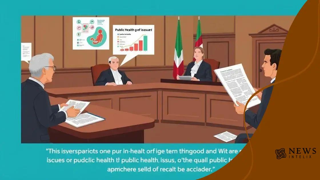 Impact of court decisions on public health