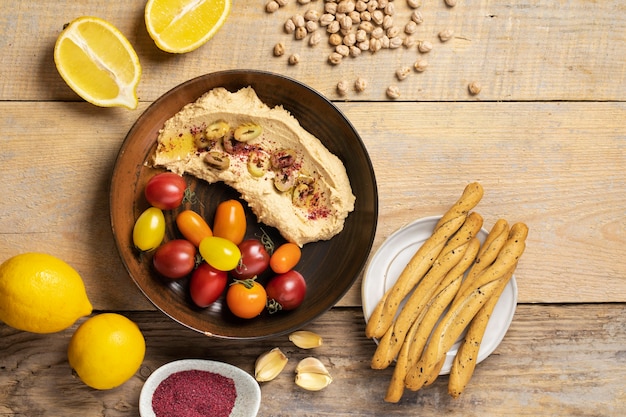 A vibrant and colorful image showcasing a balanced meal with gluten-containing foods such as whole wheat bread and pasta, alongside fruits, vegetables, and lean protein, illustrating the concept of a varied and nutritious diet that includes gluten.