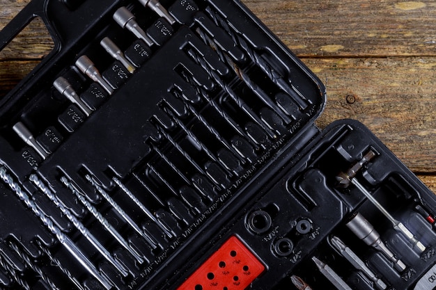 An organized toolbox with various multi-functional hand tools like the screwdriver set, spanner sets and other such tools highlighting the compactness and organized nature of the devices.