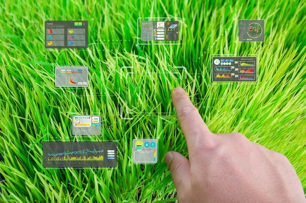 A screenshot of the Arduino IDE showing example code for reading soil moisture sensor data and controlling a water pump via a relay module. The code highlights essential functions and comments explaining each step.