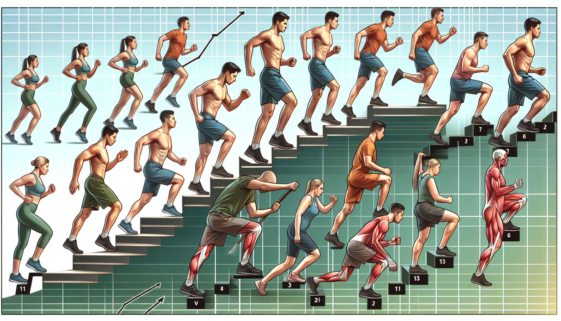 Descida de escadas: técnica para emagrecimento e fortalecimento muscular