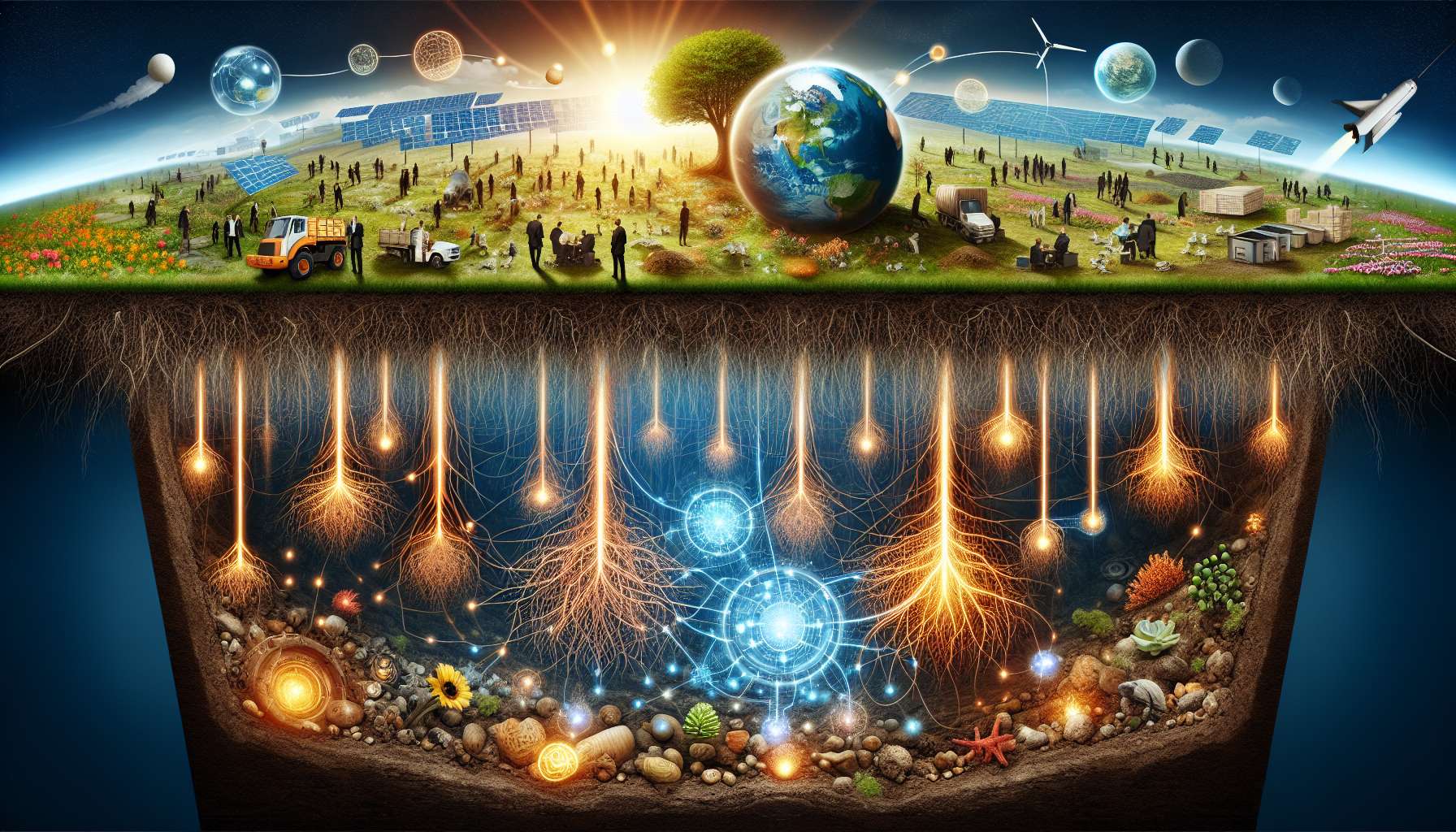 Soluções Sustentáveis: Explorando o Solo contra o Aquecimento Global