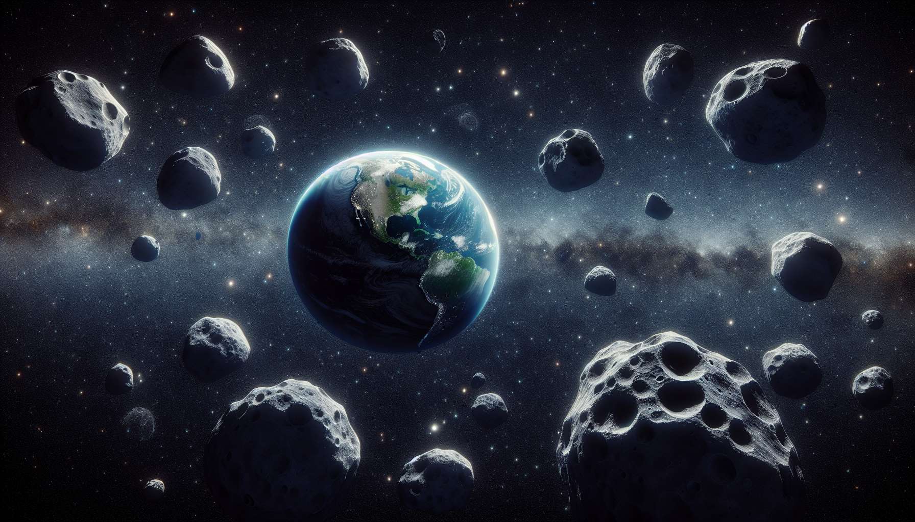 Descoberta Impressionante: Observatório Encontra Sete Asteroides Próximos da Terra