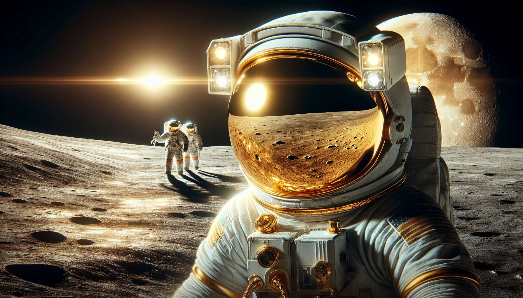 Astronautas voltarão à Lua com visor dourado após 50 anos; saiba mais