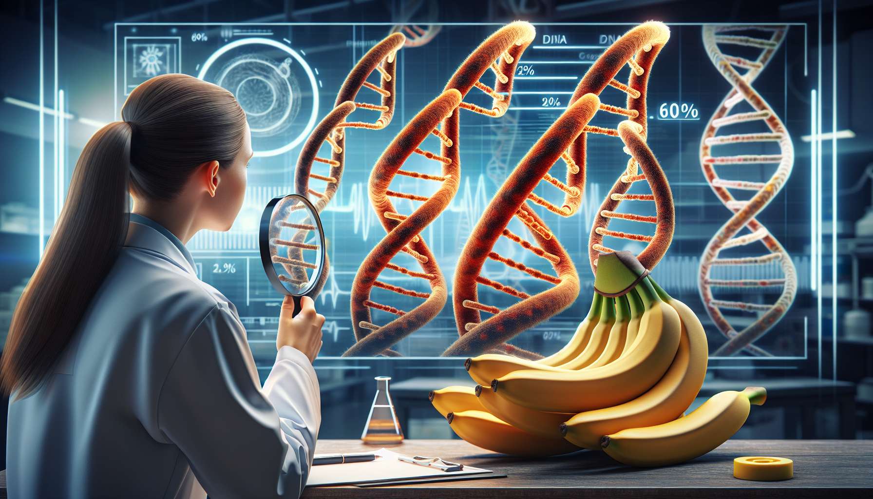 Ciência revela: DNA humano compartilha 60% de semelhança com o da banana