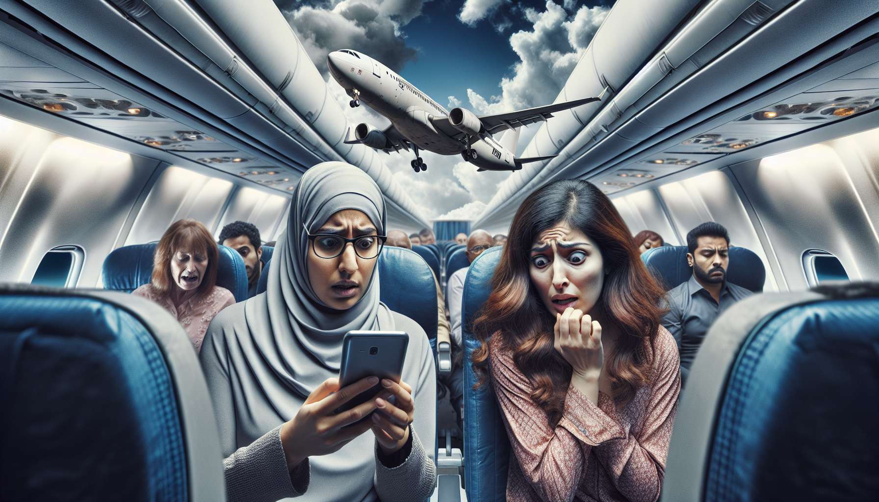 Passageira vê mensagem no celular de outro e avião retorna ao aeroporto