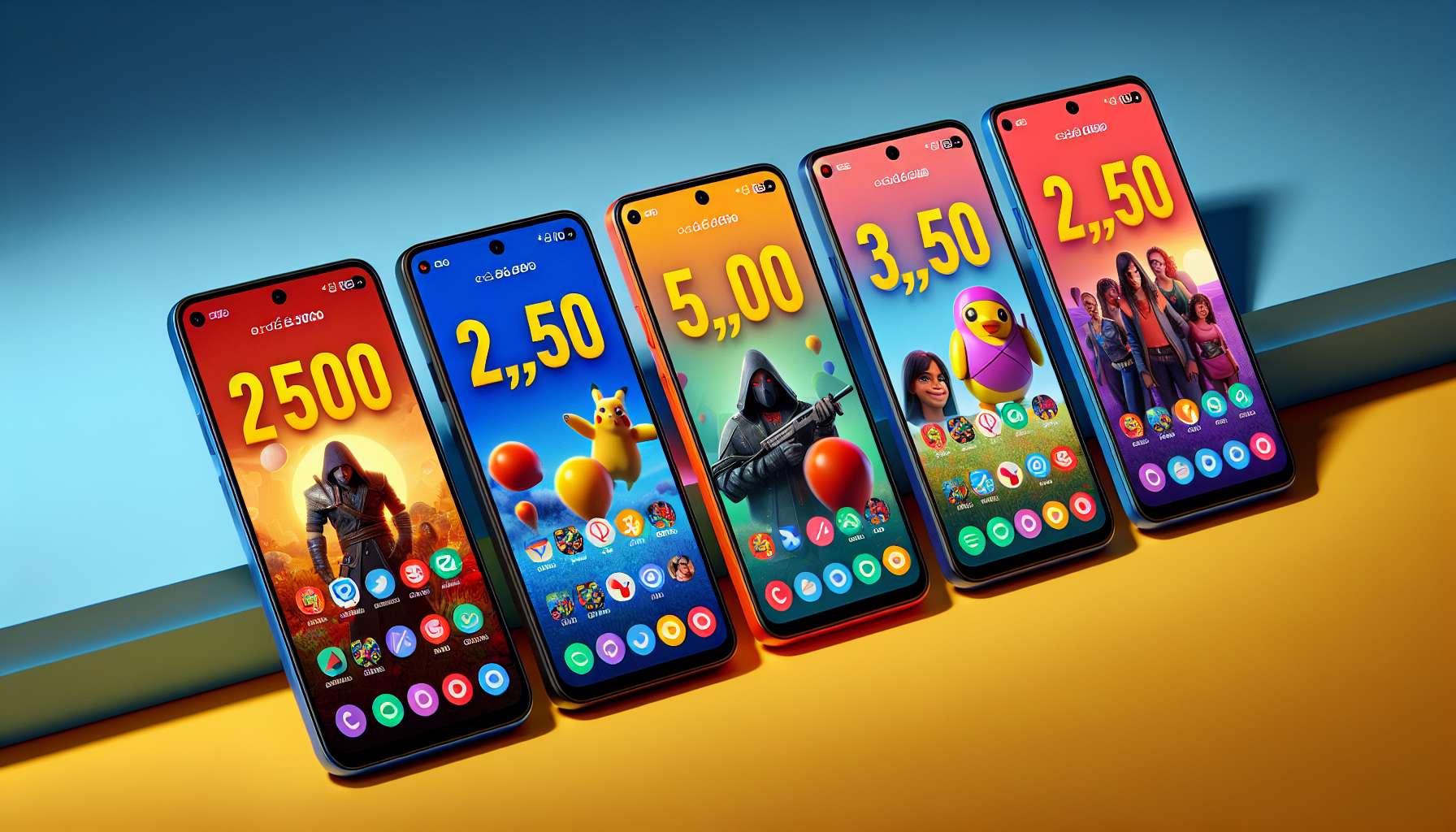 Top 5 celulares até R$ 2.500 para jogos e redes sociais