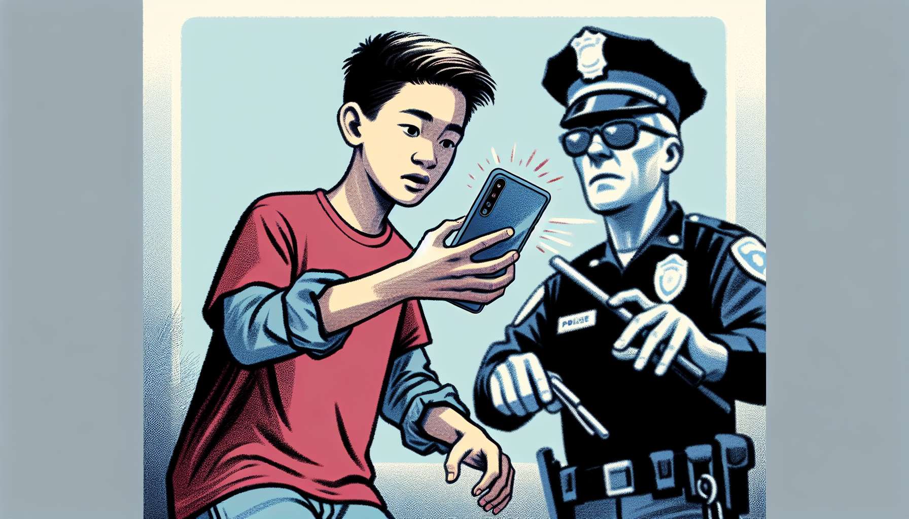 Jovem é identificado pela PM após tirar selfie com celular roubado
