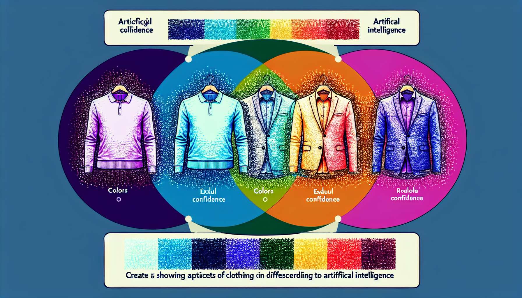 As cores de roupa que inspiram confiança, segundo a Inteligência Artificial