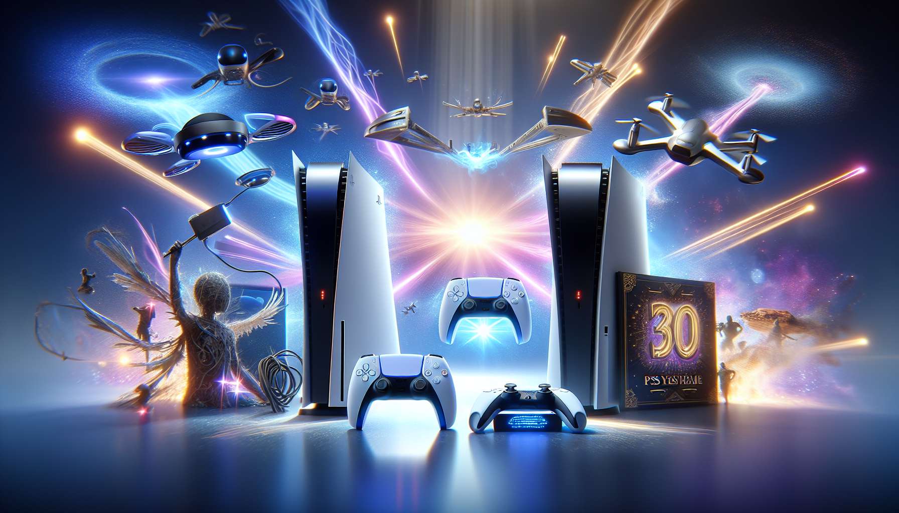 Novo lote do PS5, DualSense e PS Portal 30 Anos em pré-venda nesta quarta (23)