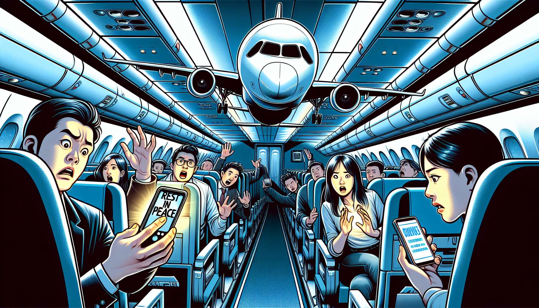 Passageira lê mensagem suspeita e avião retorna ao aeroporto