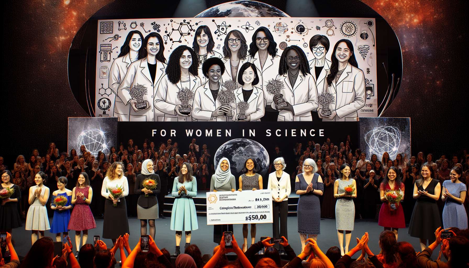 Oito Cientistas Recebem Prêmio de R$50 Mil no 'Para Mulheres na Ciência'