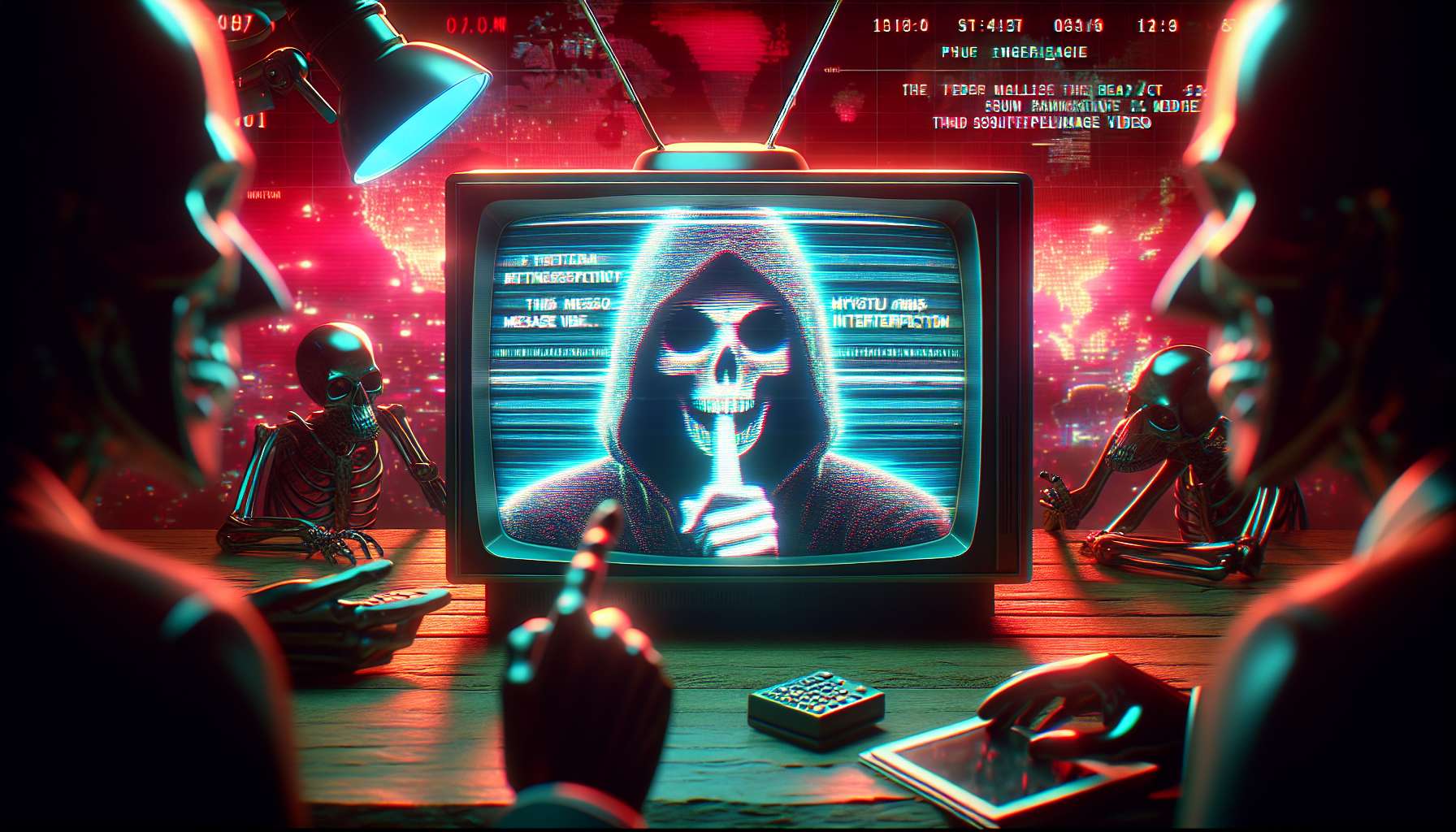 Sinal da Record News é interrompido por vídeo enigmático com mensagem