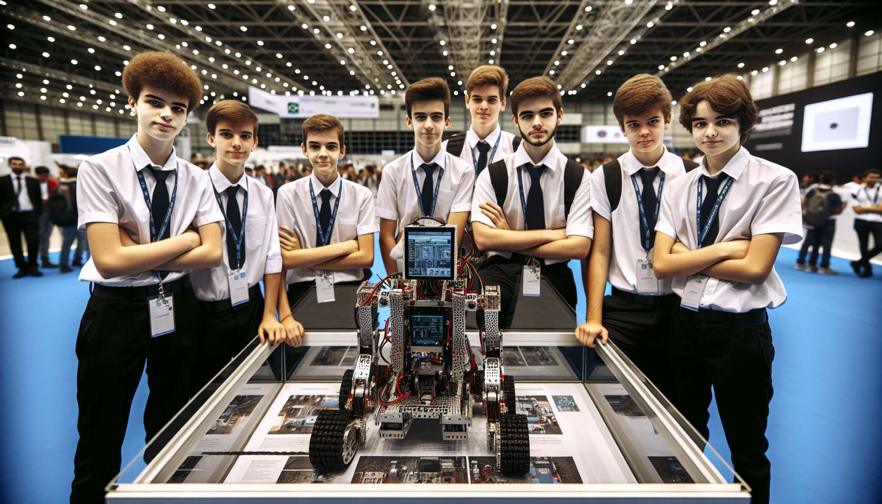 Estudantes do IFBA Eunápolis apresentam robô autônomo em competição global