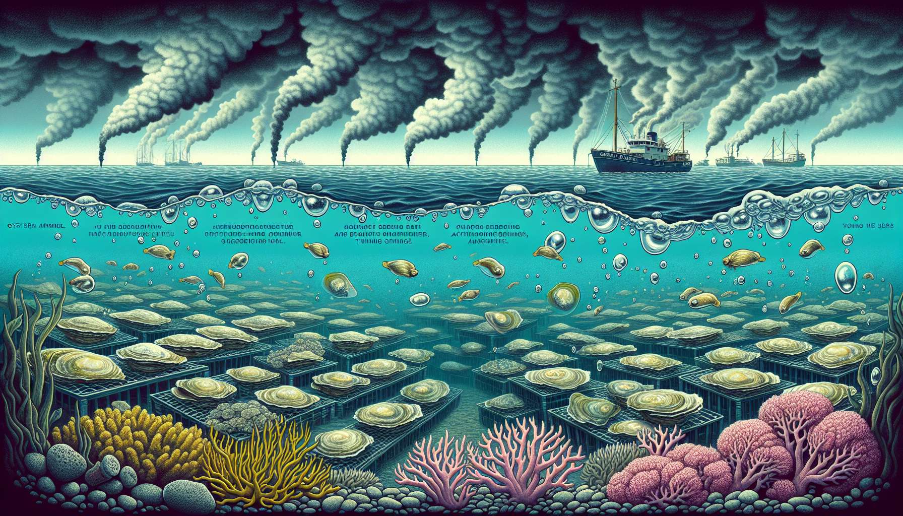 Acidificação dos Oceanos Põe em Risco a Produção de Ostras