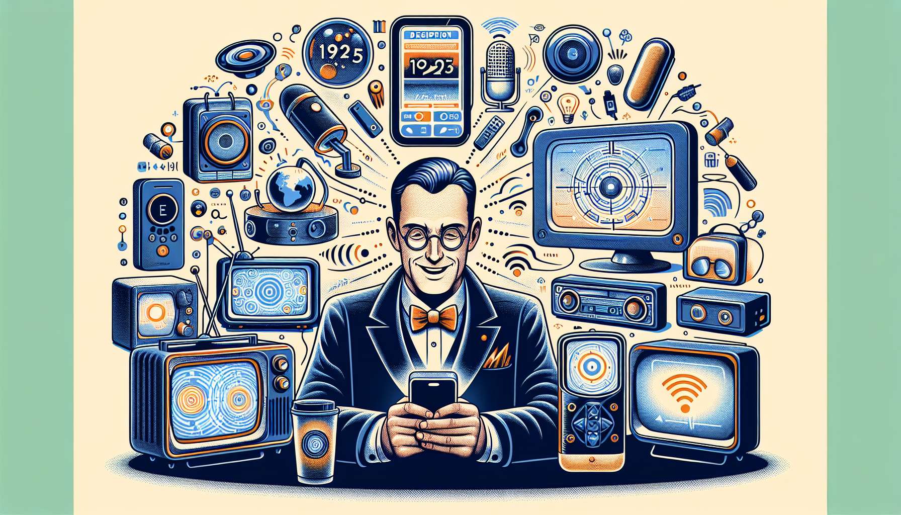 A visão futurista de 1925 sobre TV, smartphones e assistentes de voz