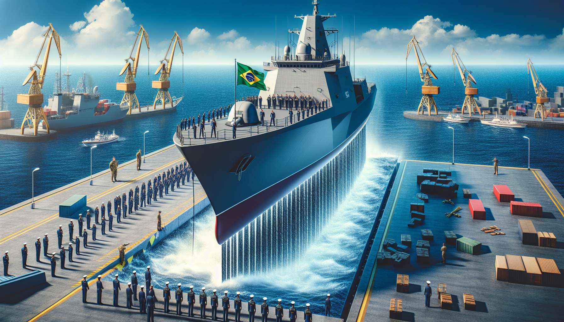 Fragata brasileira: investimento em soberania impulsiona geração de riqueza