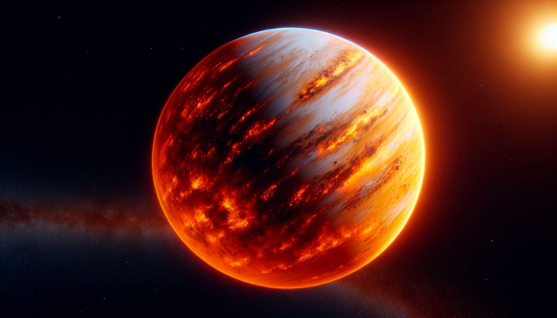 Planeta gigante supera a Terra e atinge temperaturas de 300°C