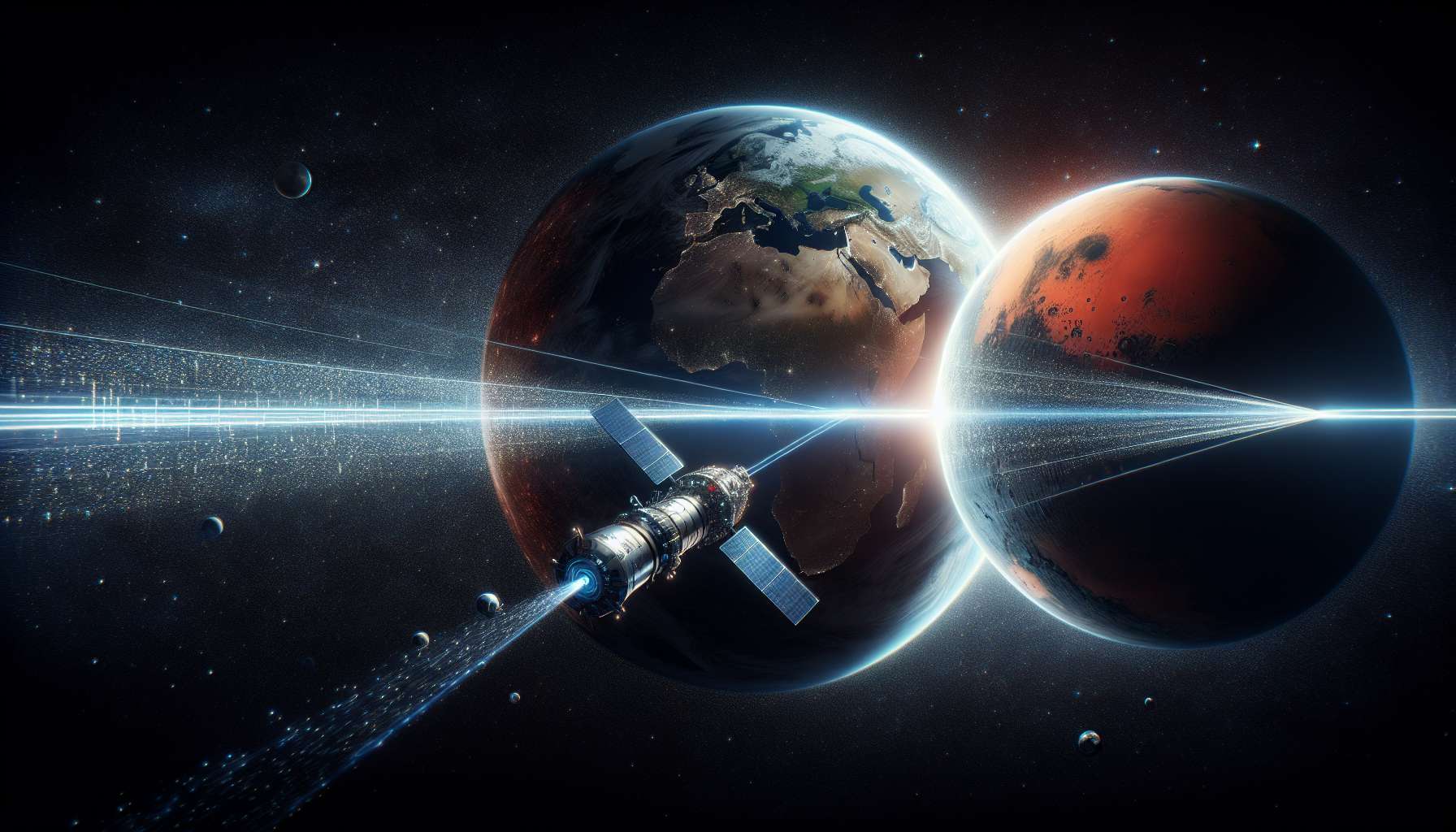 Viagem da Terra a Marte: tempo estimado com tecnologia atual