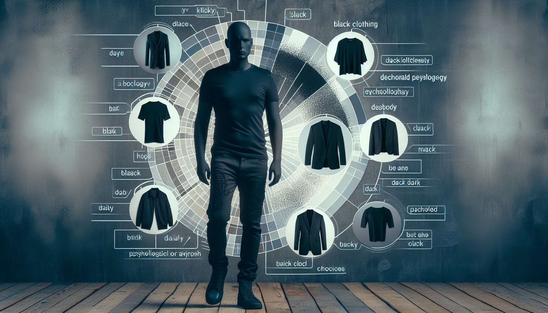 Roupas pretas diárias: o que revelam sobre emoções e psicologia