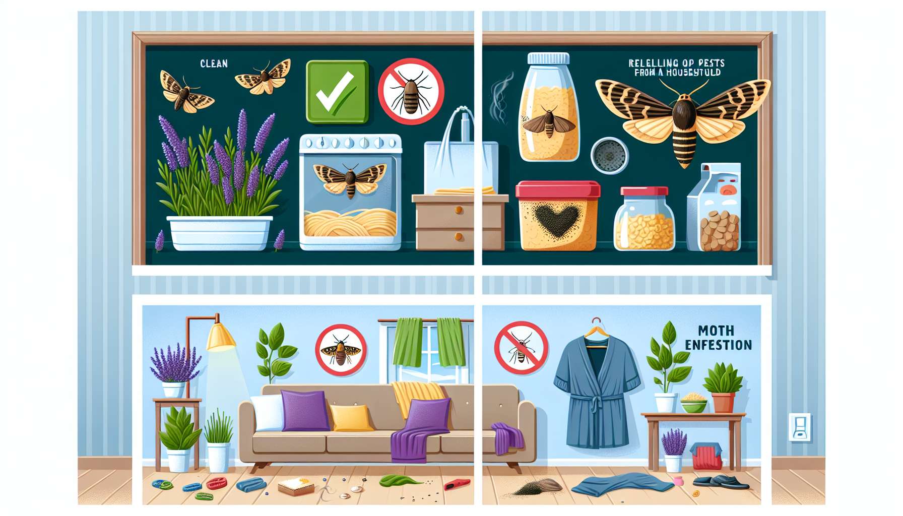 Mantenha as traças longe de casa: dicas definitivas para prevenção
