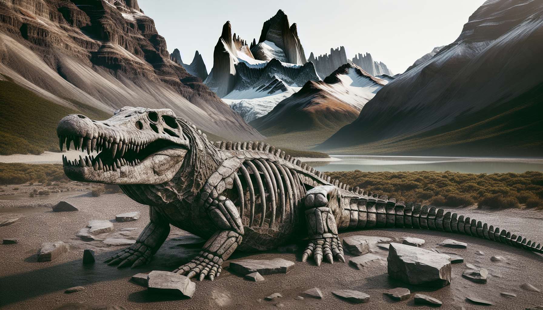 Crocodilo terrestre de 66 milhões de anos desafiava dinossauros na Patagônia