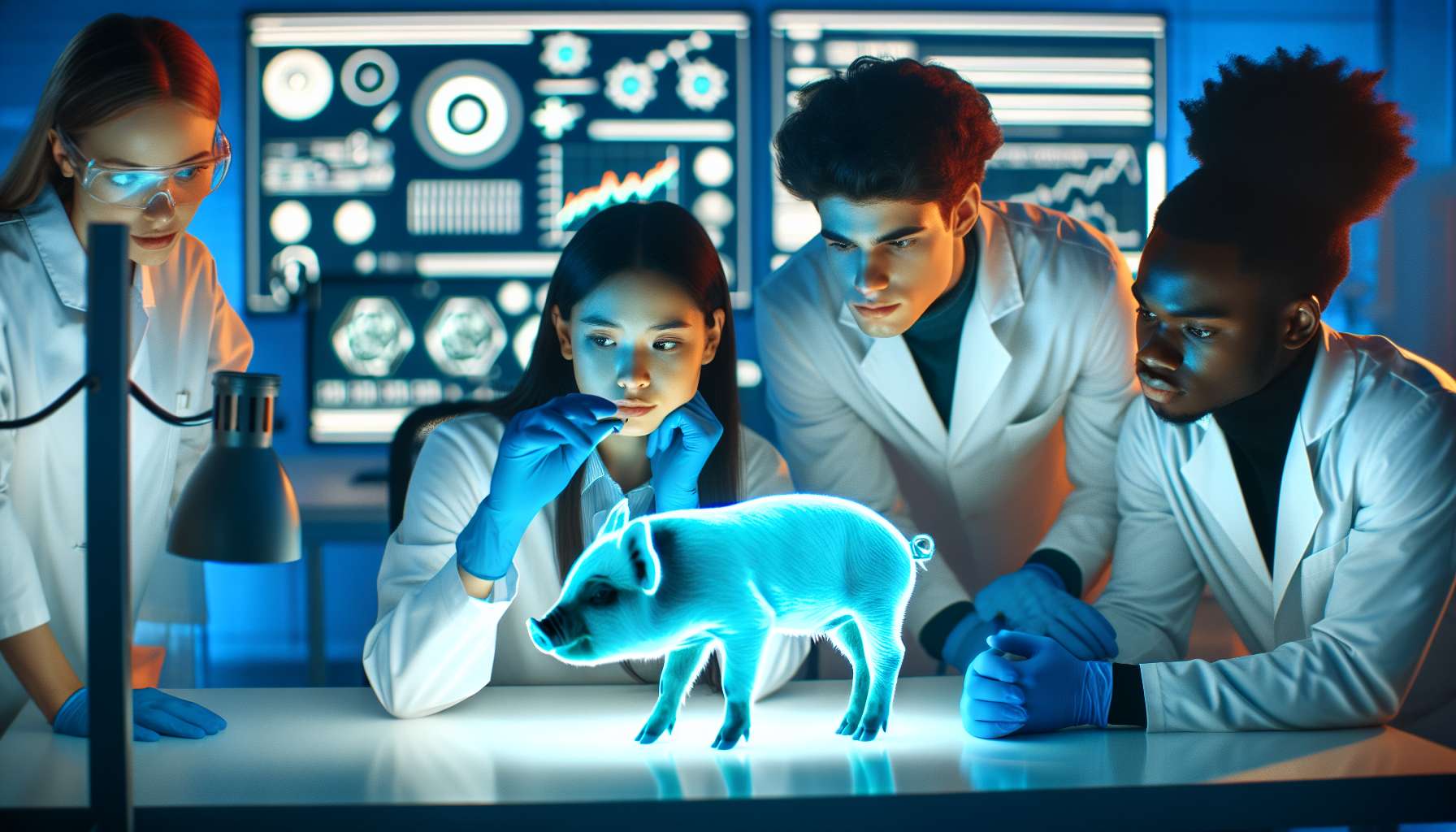 Cientistas encontram porcos de carne 'azul neon' possivelmente venenosos