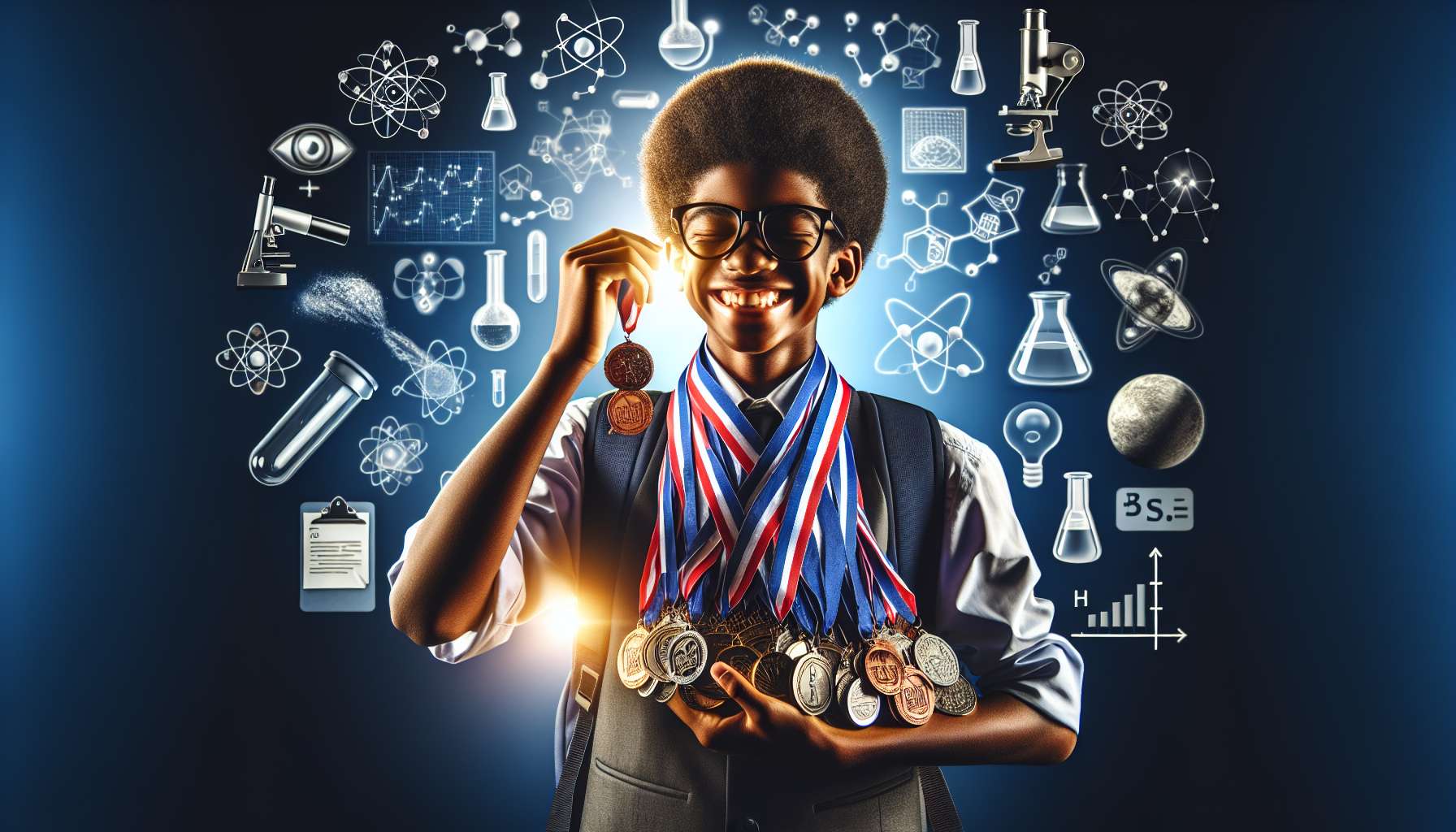 Jovem conquista 20 medalhas em olimpíadas científicas