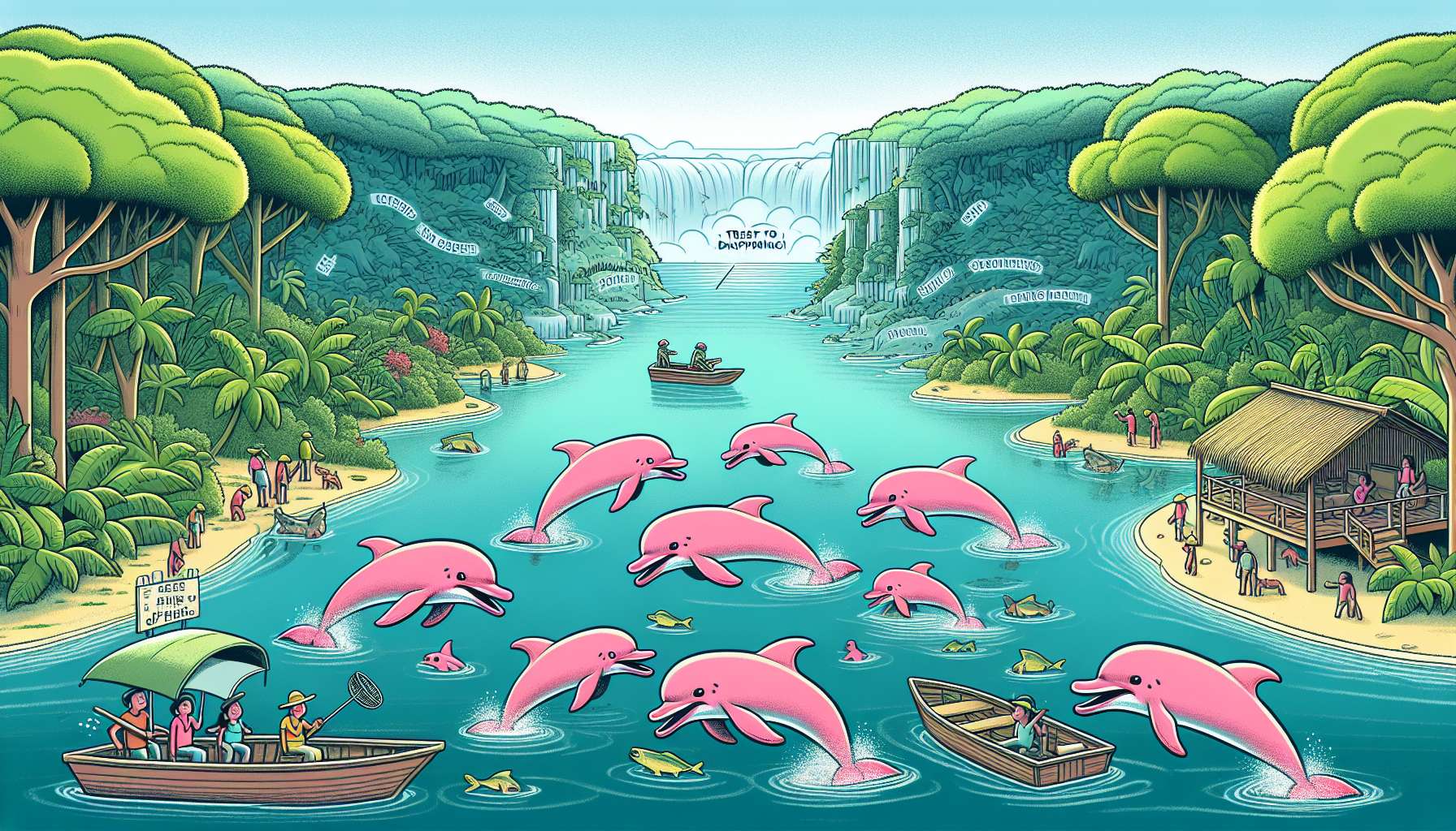 Ameaças ao boto-cor-de-rosa: um risco iminente de extinção