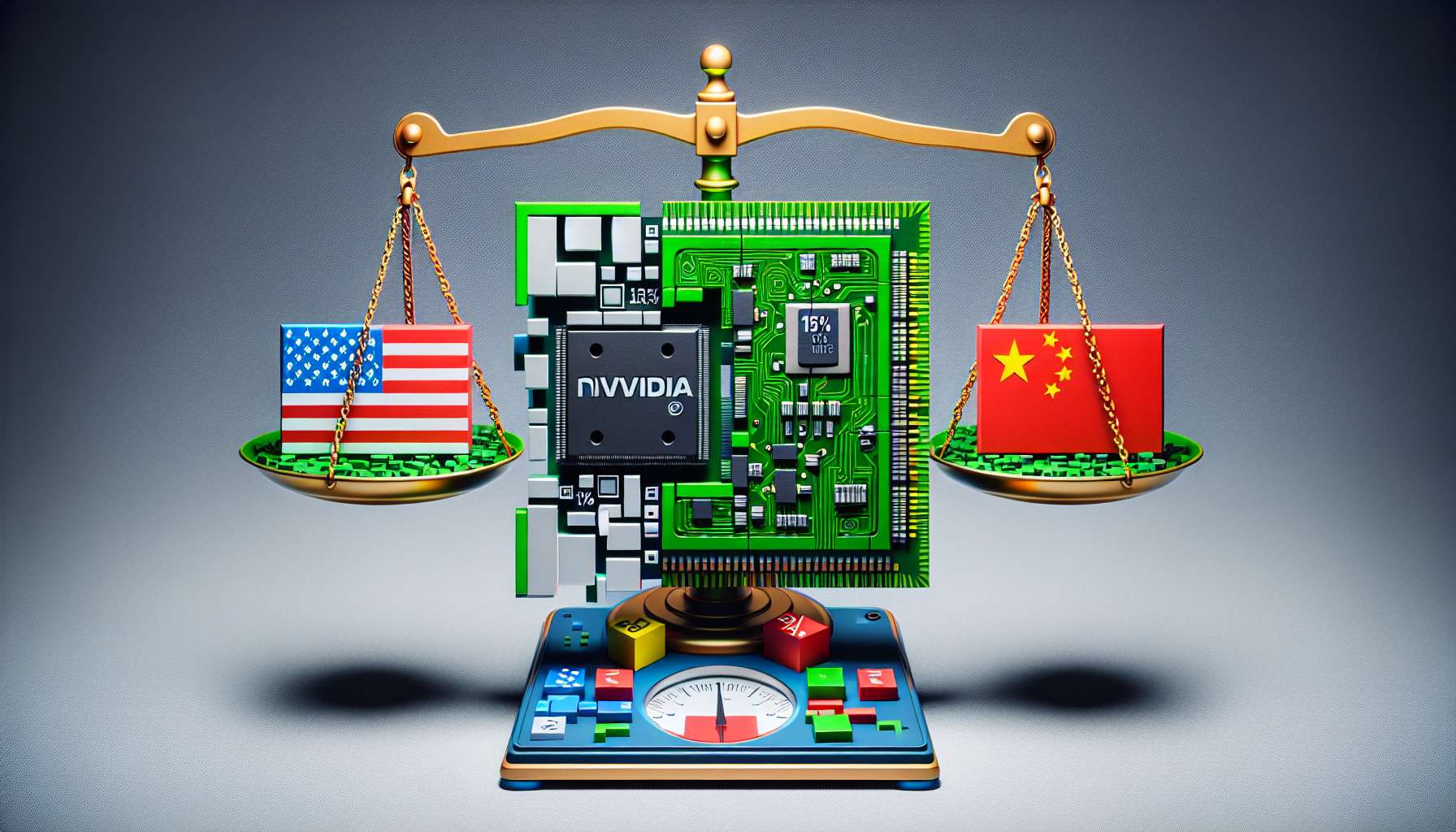Vendas de chips Nvidia e AMD para a China terão taxa de 15% nos EUA