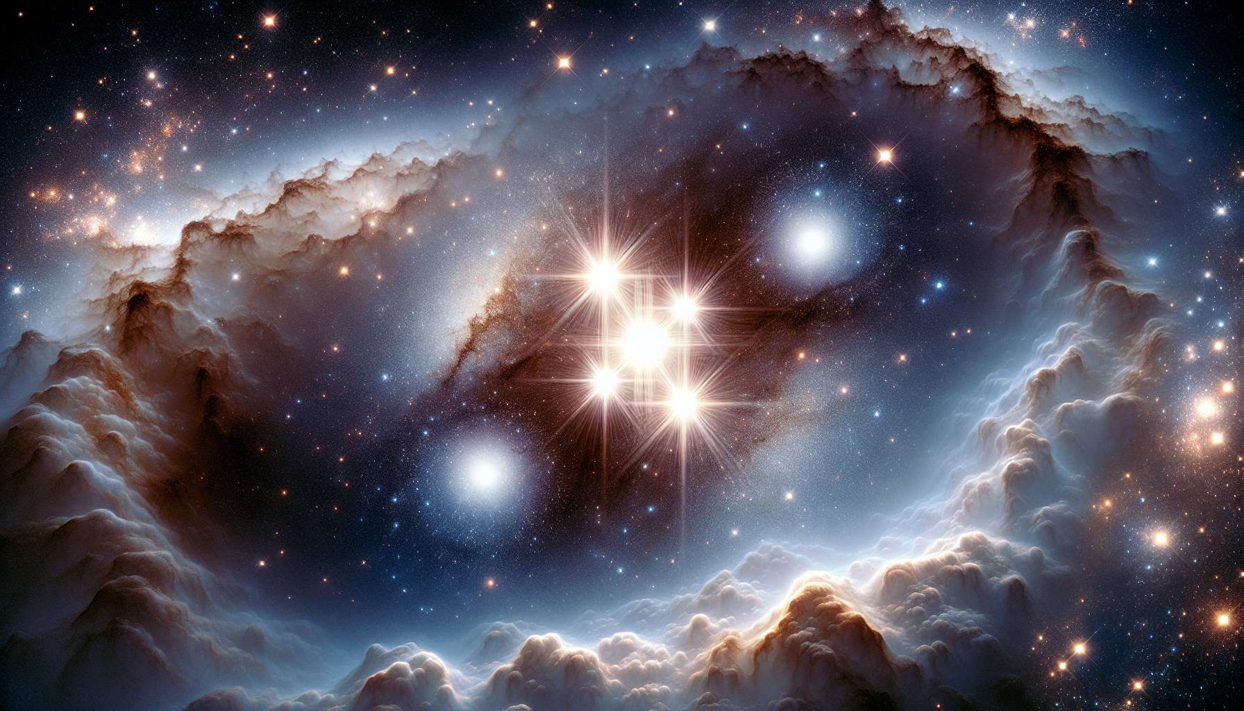 Astrônomos encontram raro sistema estelar quádruplo na Via Láctea
