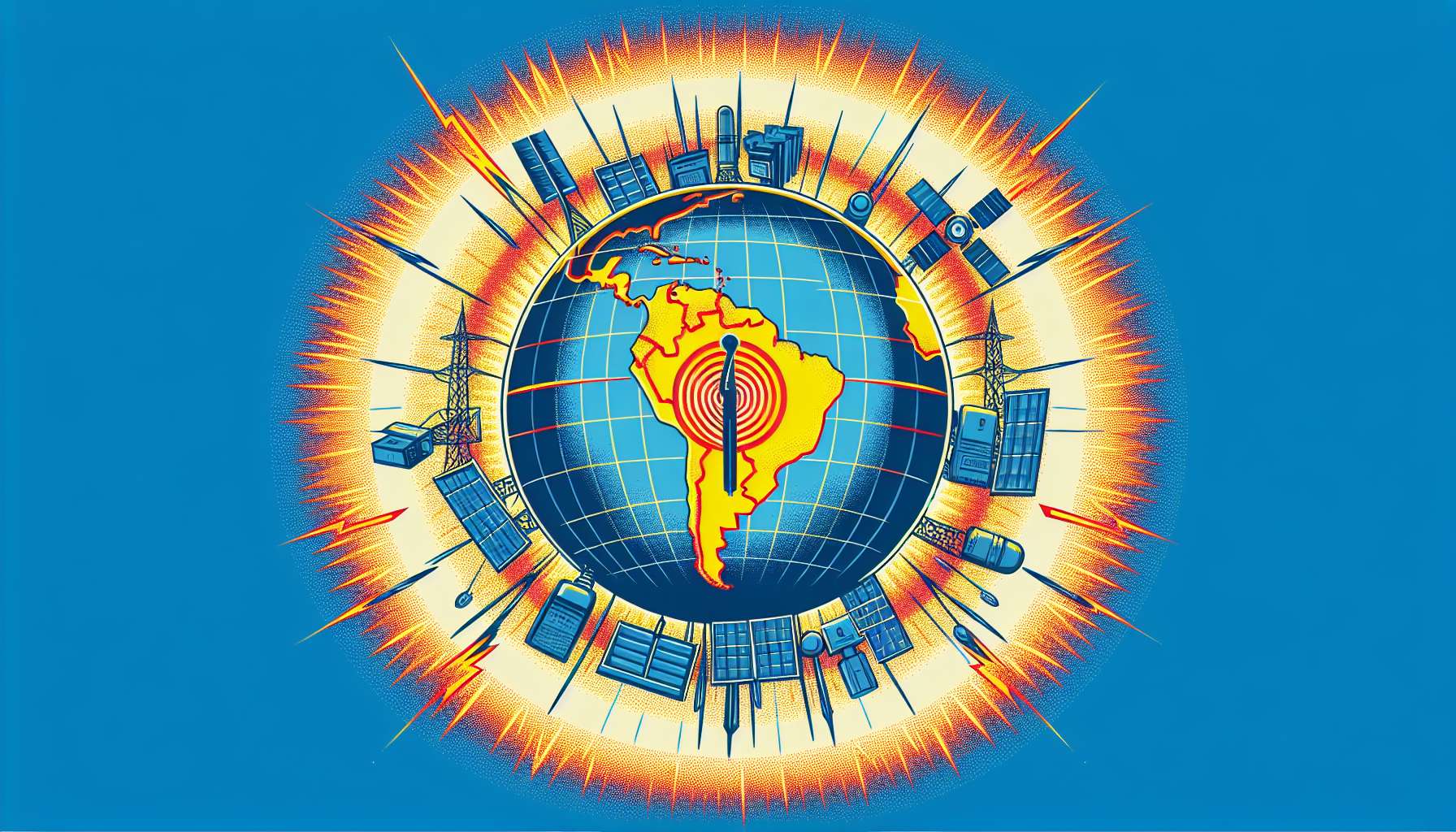 Anomalia magnética no Brasil ameaça satélites e redes elétricas