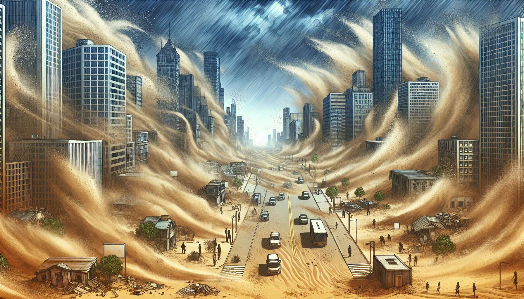 Tempestades de Areia Surpreendem São Paulo Durante Temporais