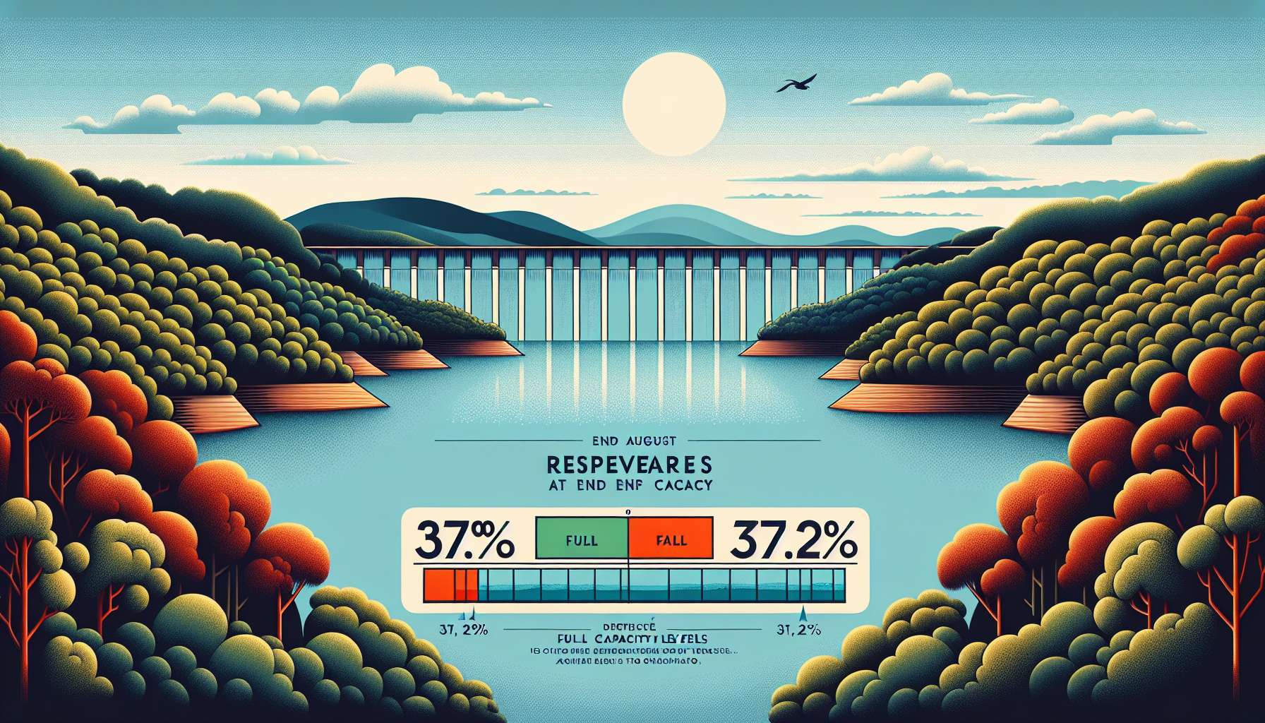 Reservatórios de SP fecham agosto a 37,2% da capacidade máxima