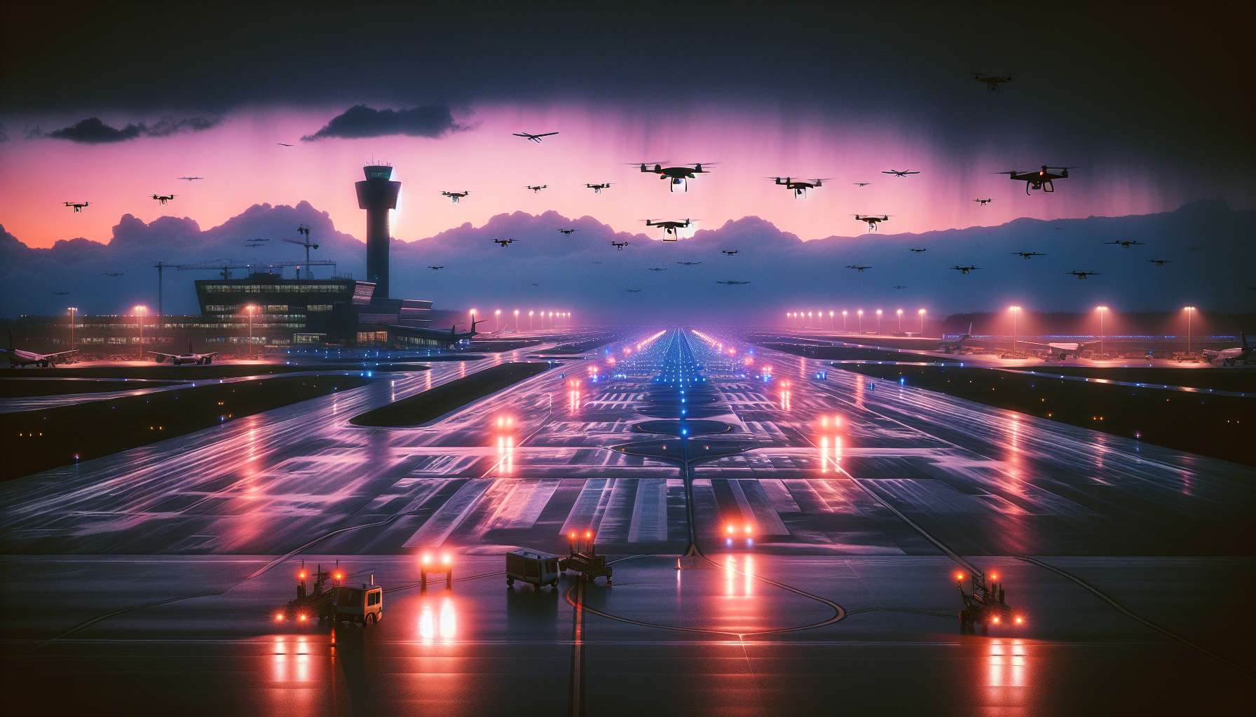 Drones interrompem voos no aeroporto de Munique, na Alemanha