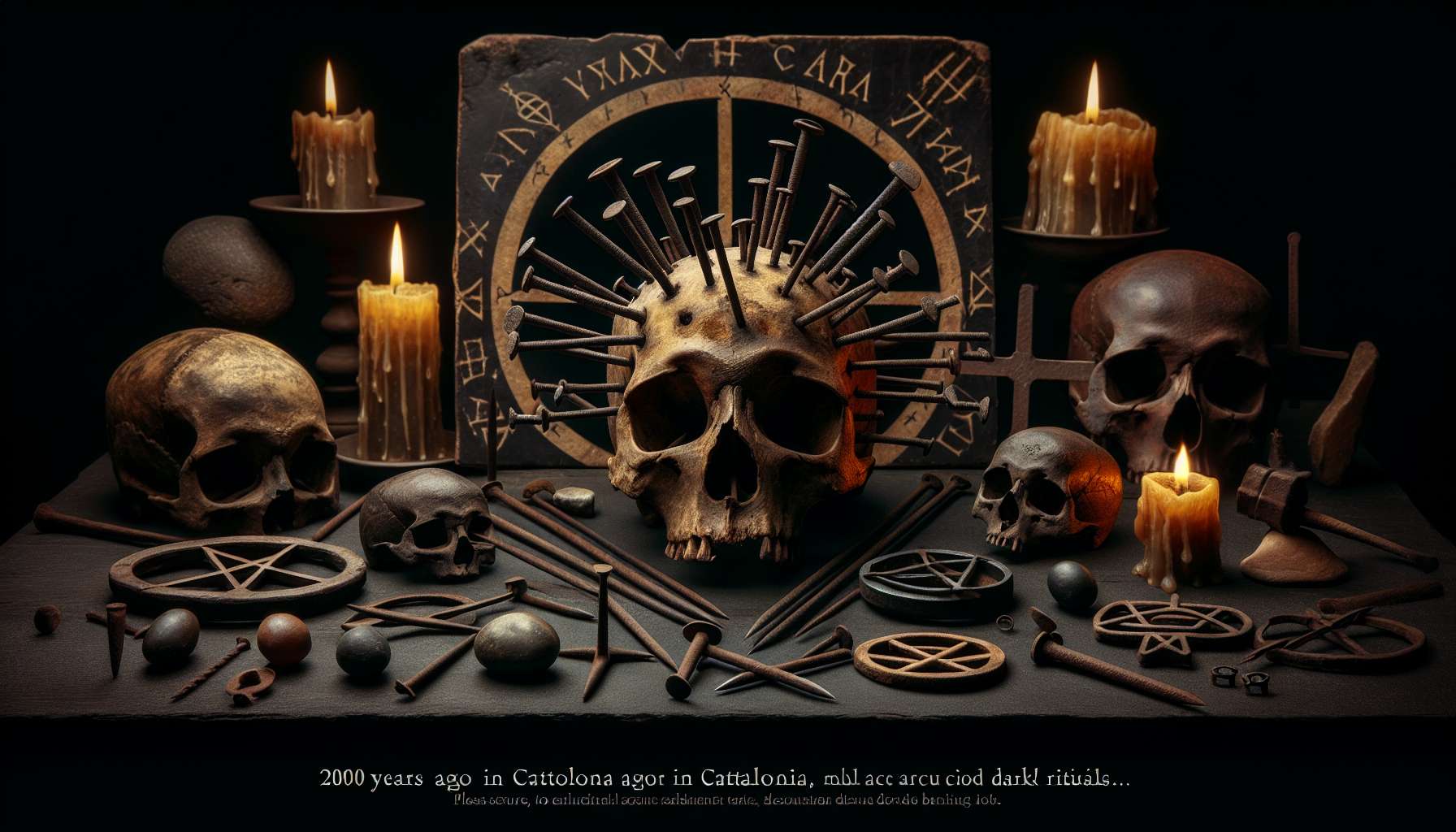 Crânios com Pregos: Rituais Sombrios de 2 Mil Anos na Catalunha