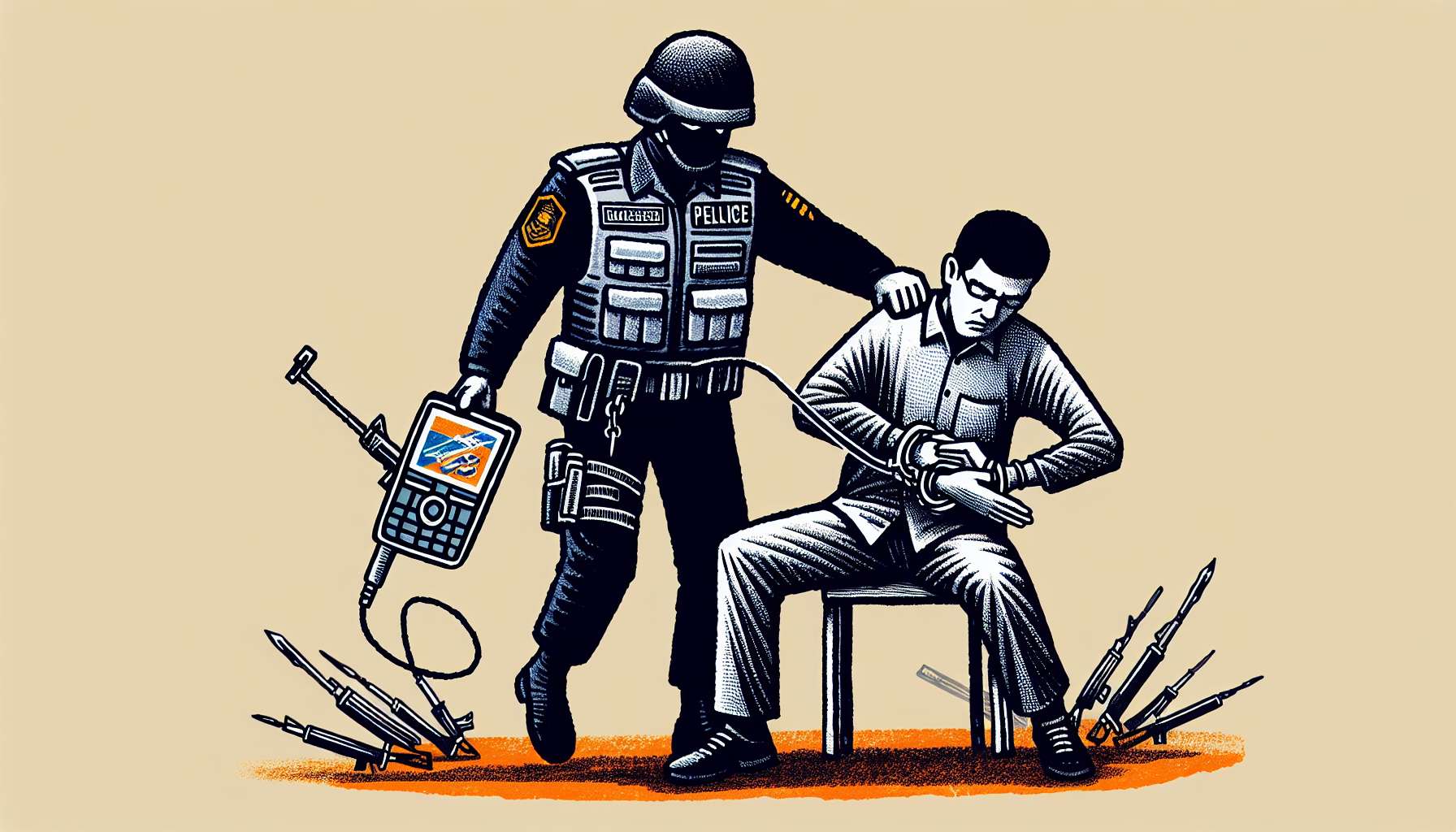 Homem é detido por criar arma disfarçada de celular